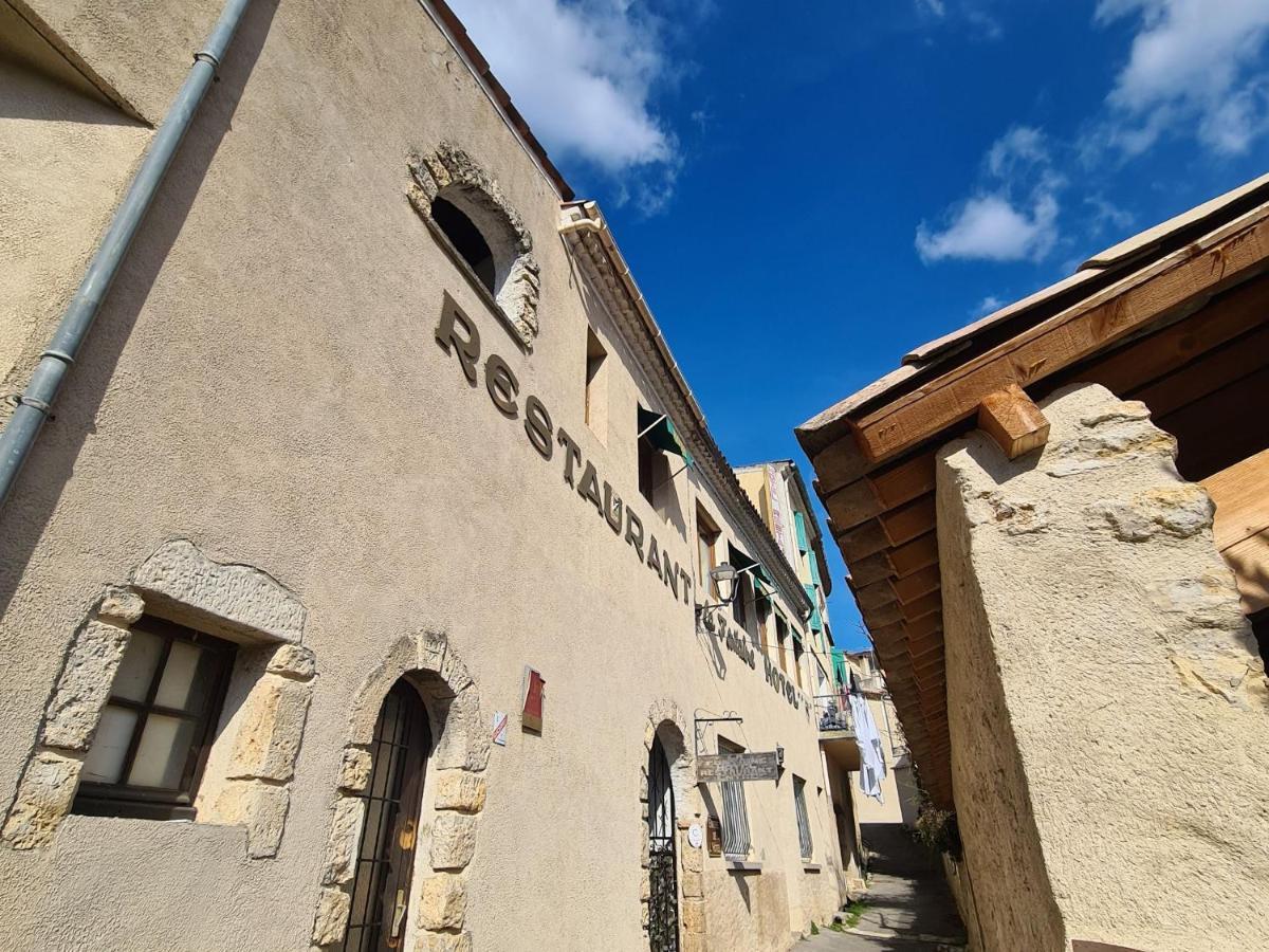 Hotel La Fontaine Saint-Martin-de-Brômes Exterior foto